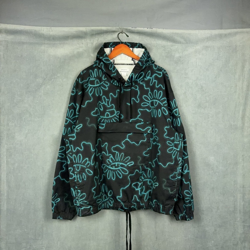 Nordstrom Christina Martinez Anorak Hoodie Mens Size XL Relaxed Loose Fit